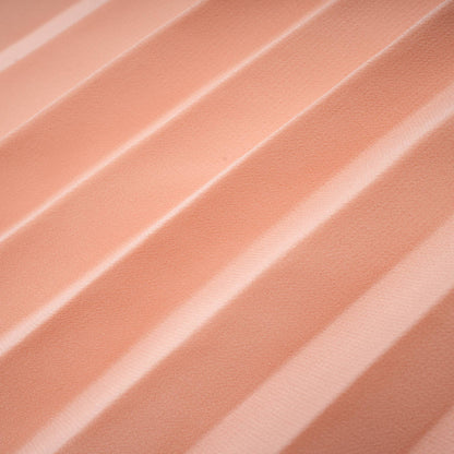 Olympe Pembe Pile Detaylı Katlı Midi Elbise