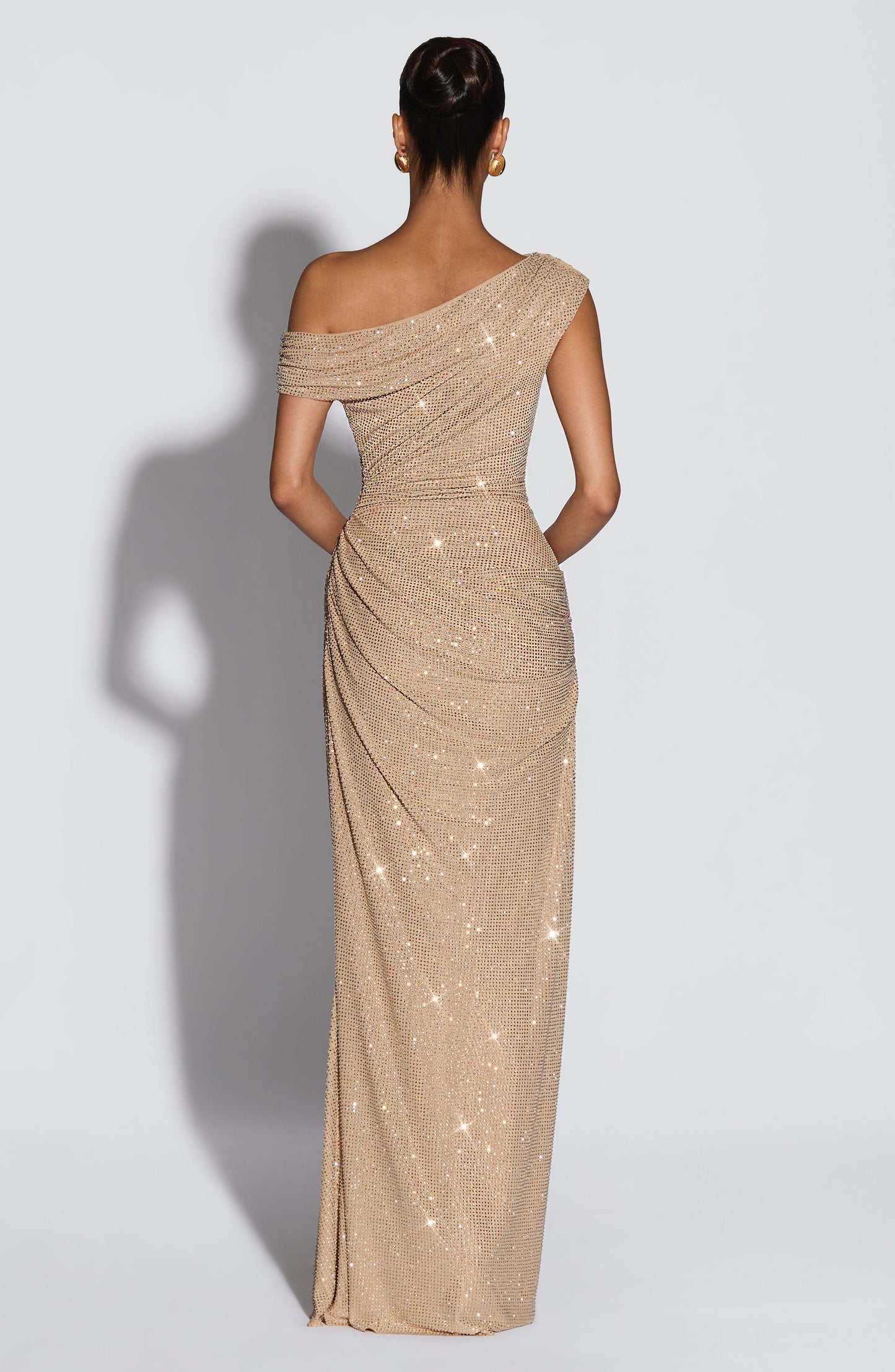 Ottilie Maxi Elbise – Altın