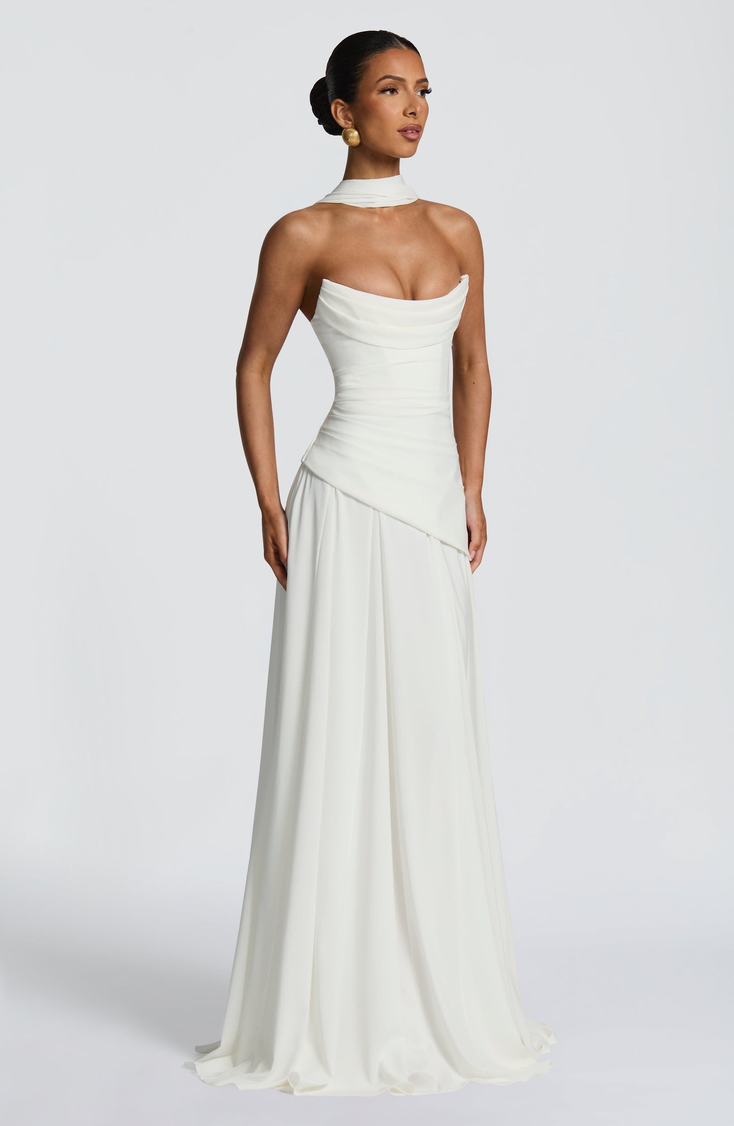 Patricia Maxi Elbise – Fildişi