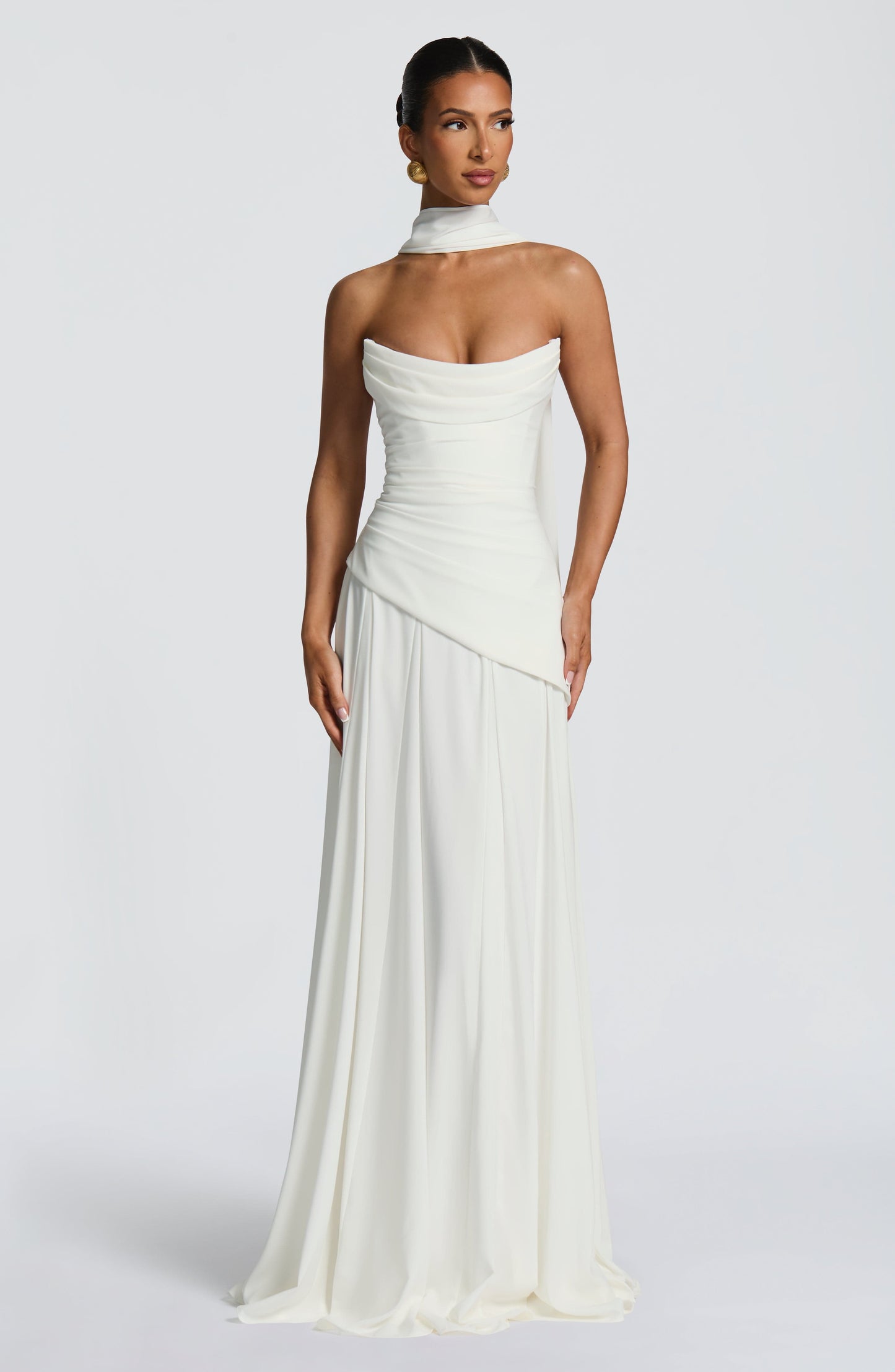 Patricia Maxi Elbise – Fildişi