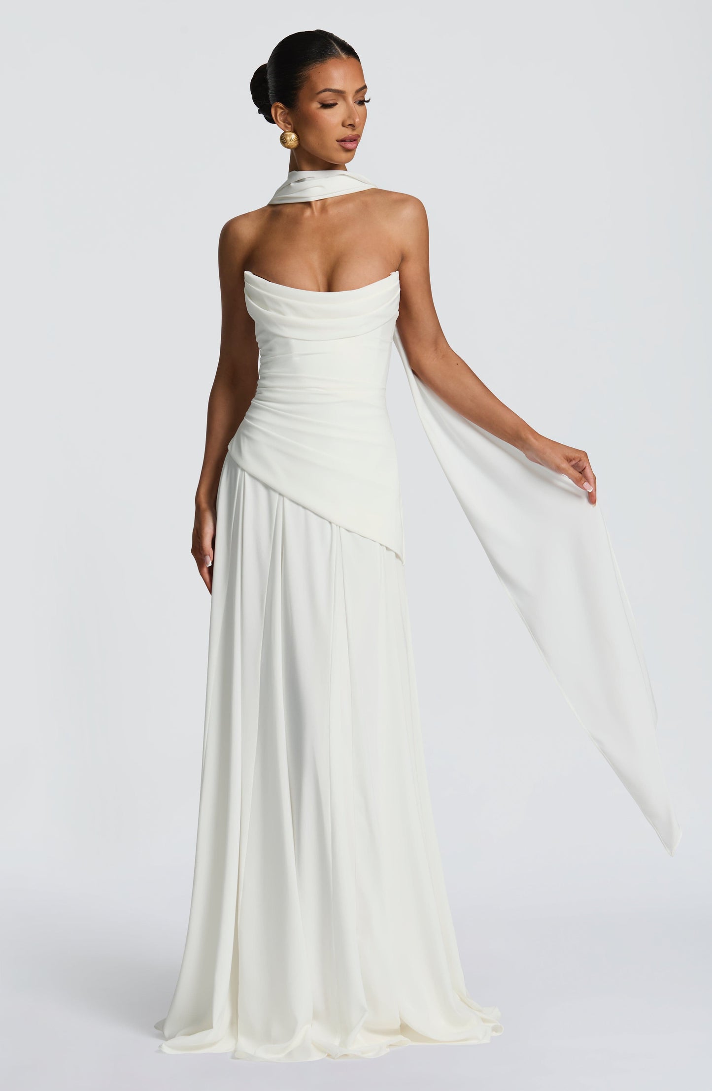 Patricia Maxi Elbise – Fildişi