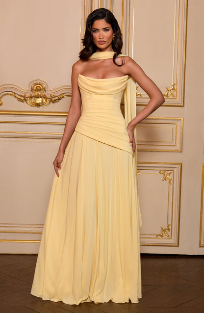 Patricia Maxi Elbise – Limon Sarısı