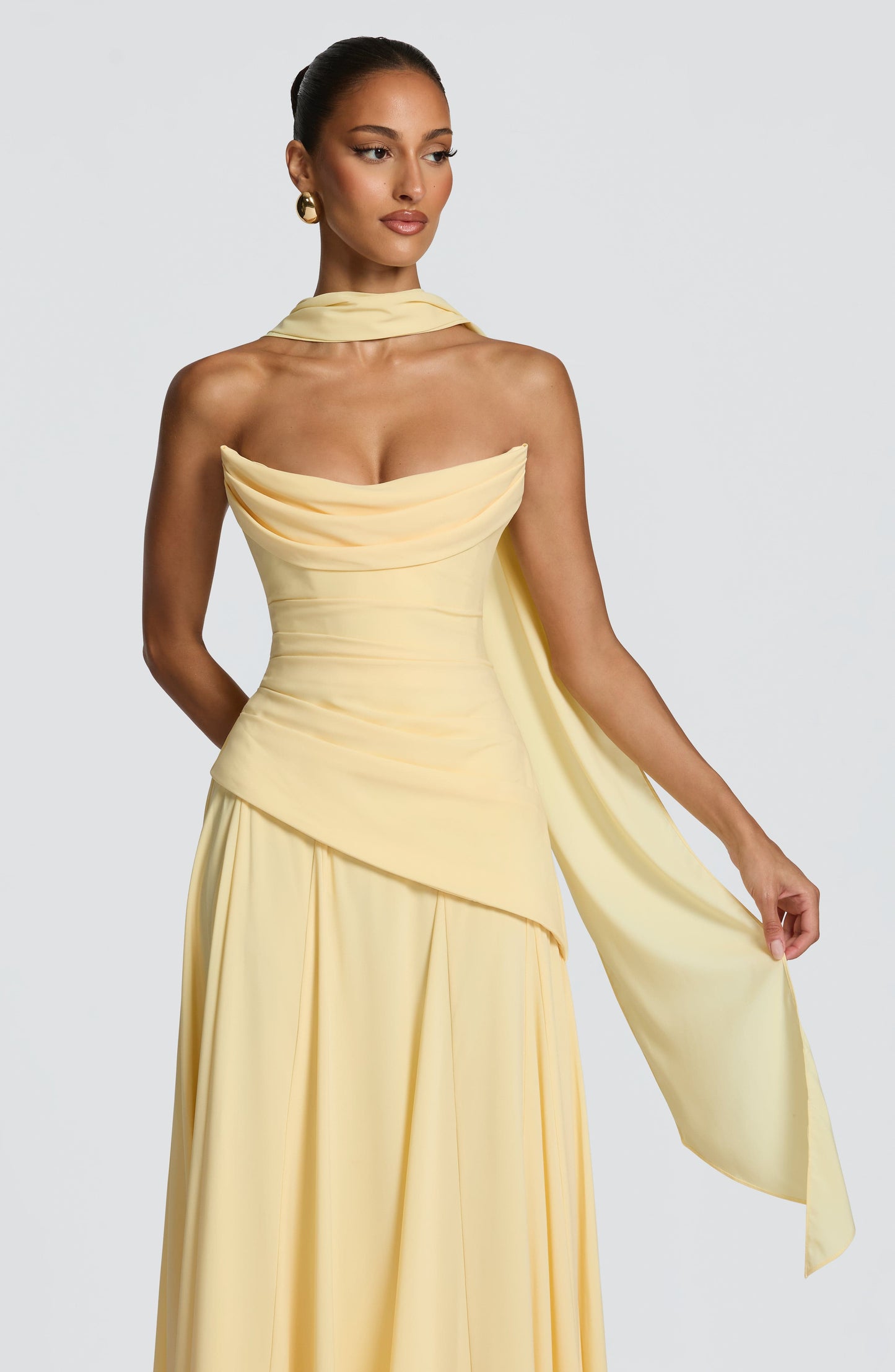 Patricia Maxi Elbise – Limon Sarısı