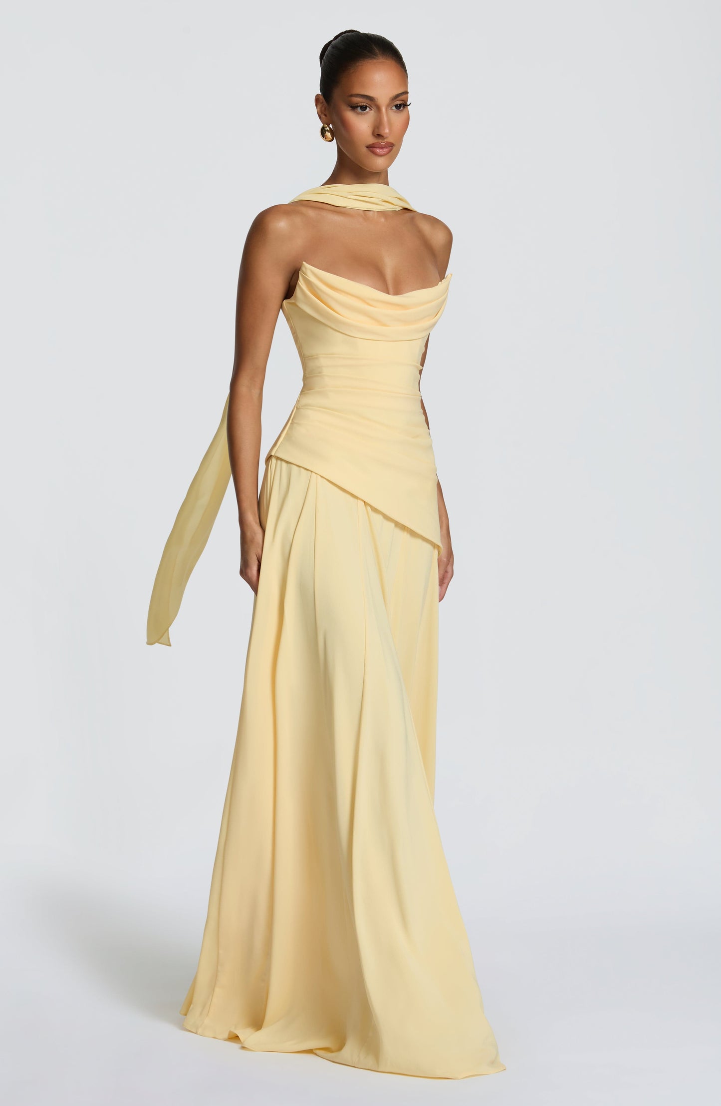 Patricia Maxi Elbise – Limon Sarısı
