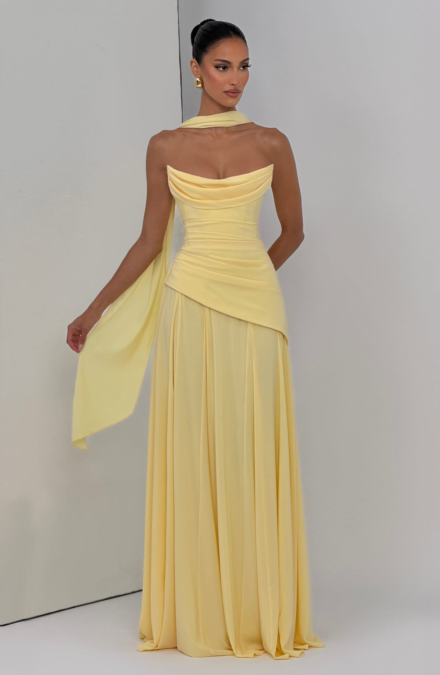 Patricia Maxi Elbise – Limon Sarısı