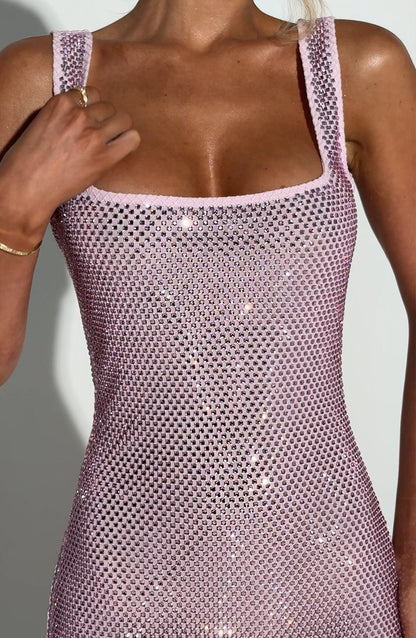 Petra Maxi Elbise – Pembe