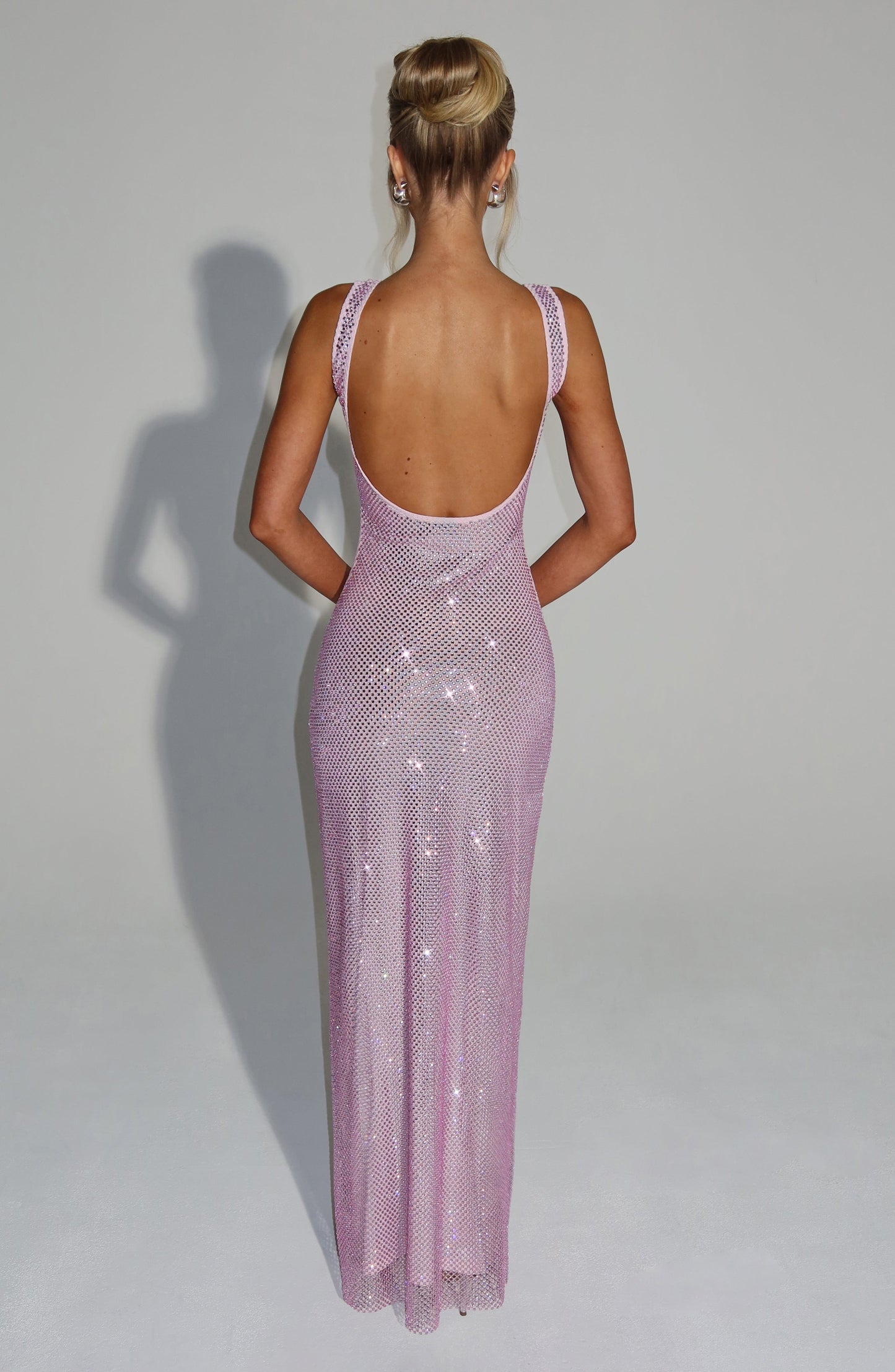 Petra Maxi Elbise – Pembe