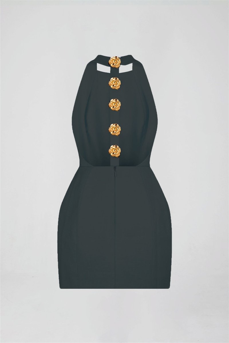 Rebecca Açık Sırt Mini Elbise