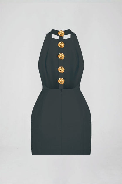 Rebecca Açık Sırt Mini Elbise