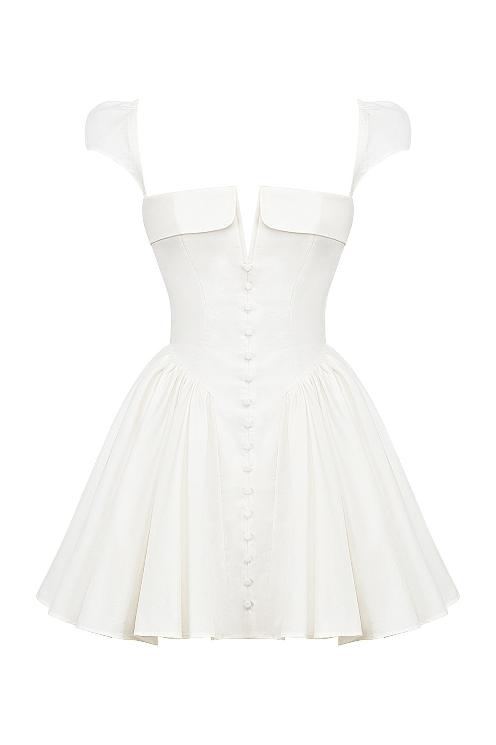 Florence Kuplu Poplin Mini Elbise