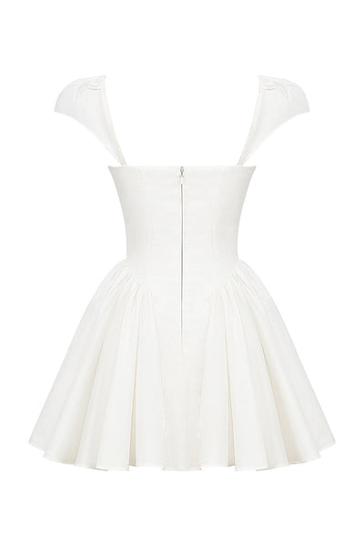 Florence Kuplu Poplin Mini Elbise