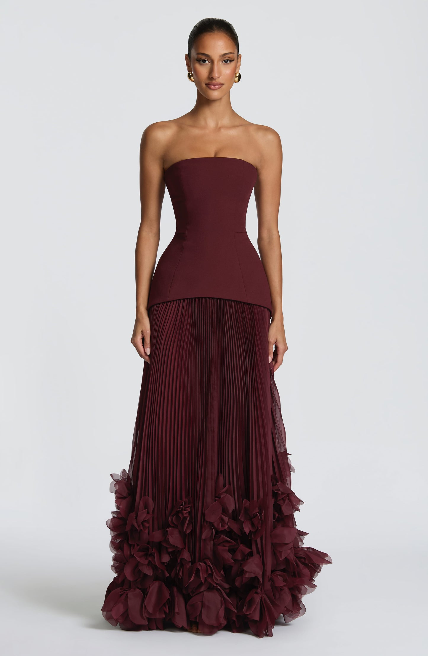 Seraphina Abiye Maxi Elbise – Vişne Çürüğü