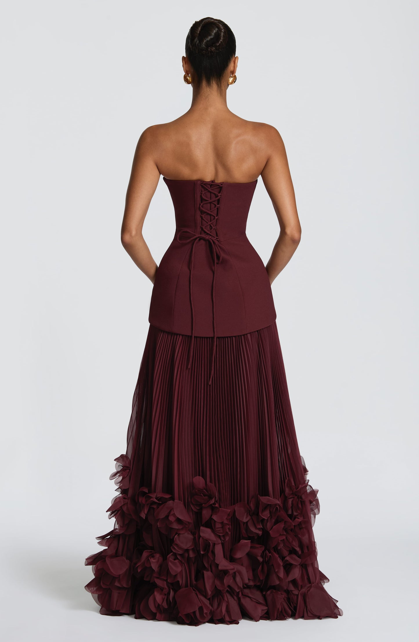Seraphina Abiye Maxi Elbise – Vişne Çürüğü