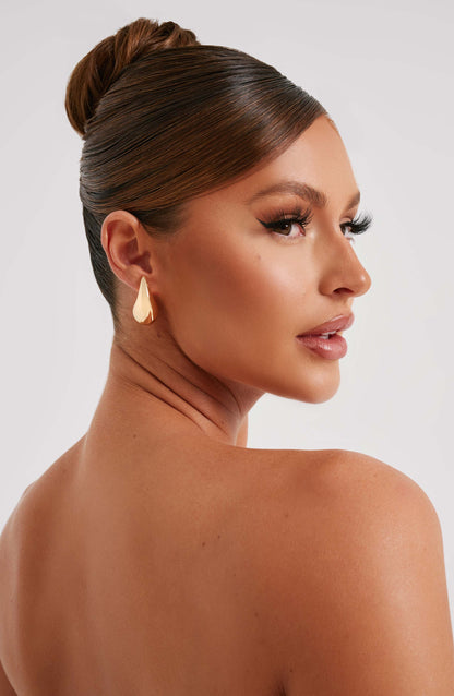 Small Fayth Küpeleri - Altın