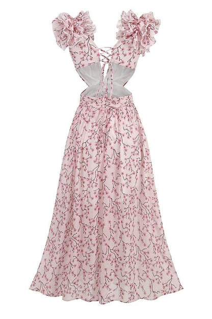 Suzanne Çiçekli Maxi Elbise