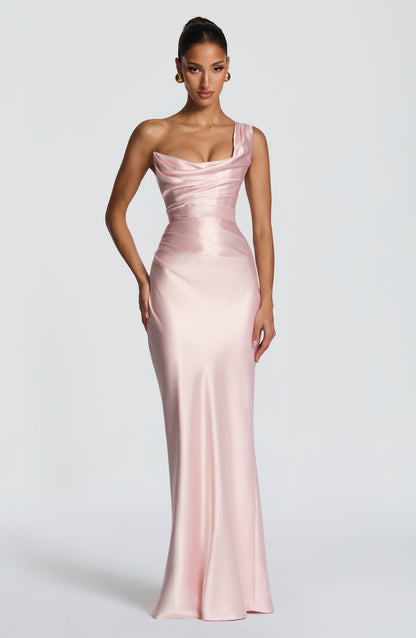 Thalassa Maxi Elbise – Pudra Pembe