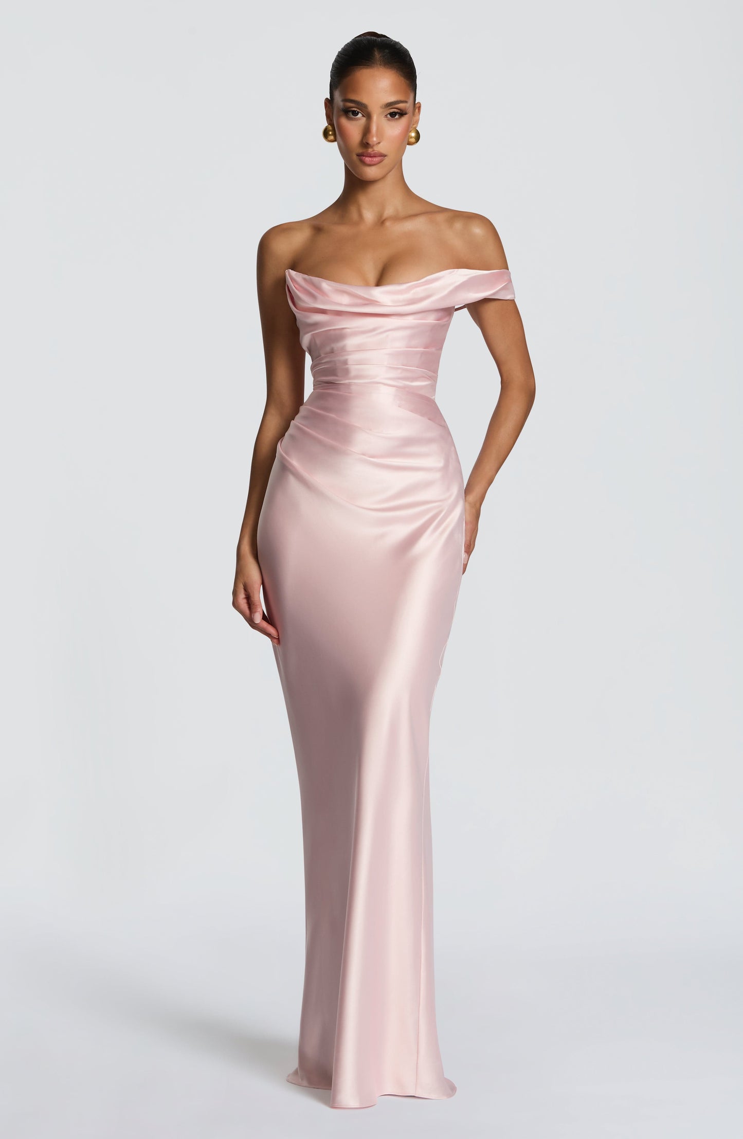 Thalassa Maxi Elbise – Pudra Pembe