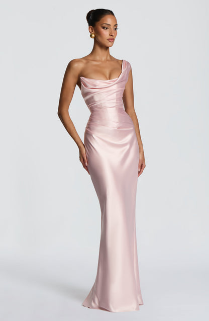 Thalassa Maxi Elbise – Pudra Pembe