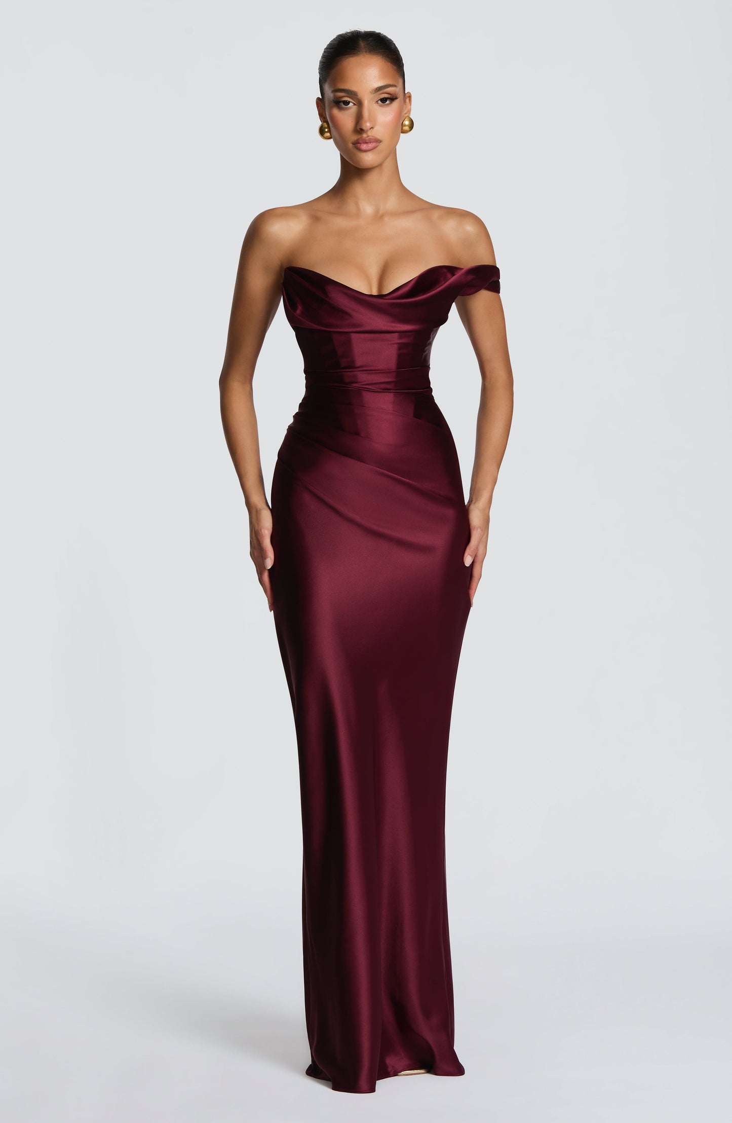 Thalassa Maxi Elbise – Vişne Çürüğü