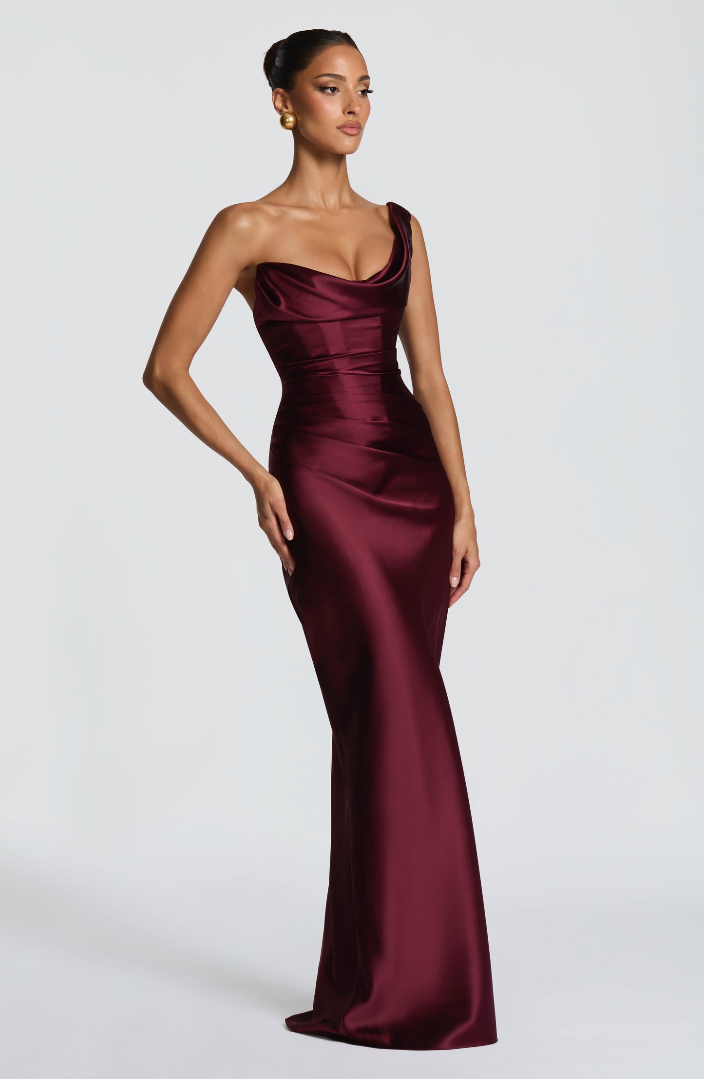 Thalassa Maxi Elbise – Vişne Çürüğü